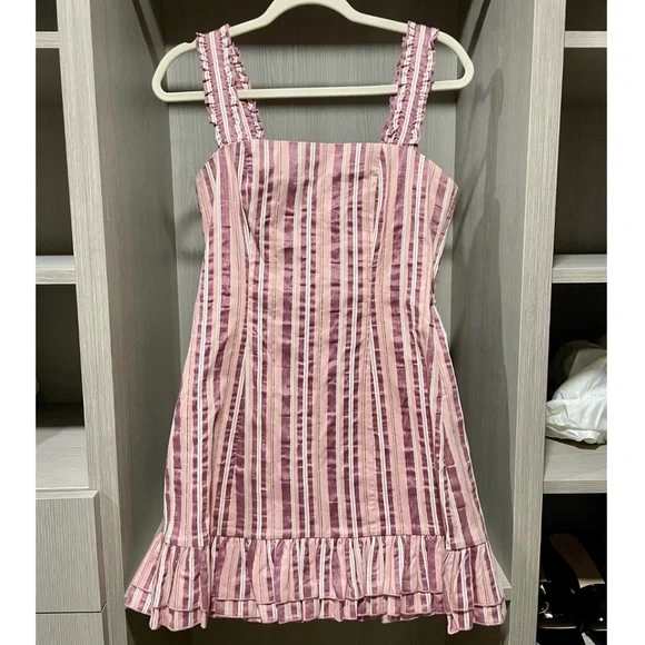 alexis striped mini dress Alexis striped mini dress